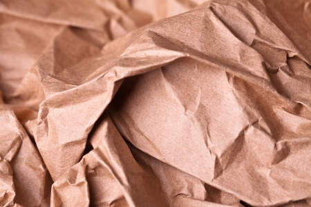 Closeup on Paper texture - brown paper sheet  の写真素材
