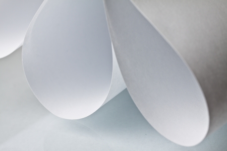 maginative curved sheet of paper の写真素材
