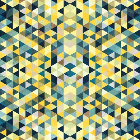 Triangular Mosaic Colorful Background. Abstract Vector Illustration.?
