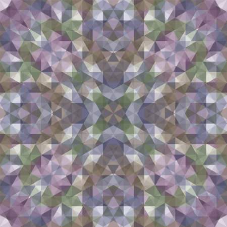 Triangular Mosaic Colorful Background. Abstract Vector Illustration.ÂŒ