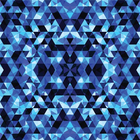 Triangular Mosaic Colorful Background. Abstract Vector Illustration.Âのイラスト素材