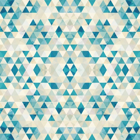 Triangular Mosaic Colorful Background. Abstract Vector Illustration.ÂŒ
