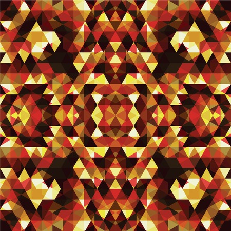 Triangular Mosaic Colorful Background. Abstract Vector Illustration.?のイラスト素材