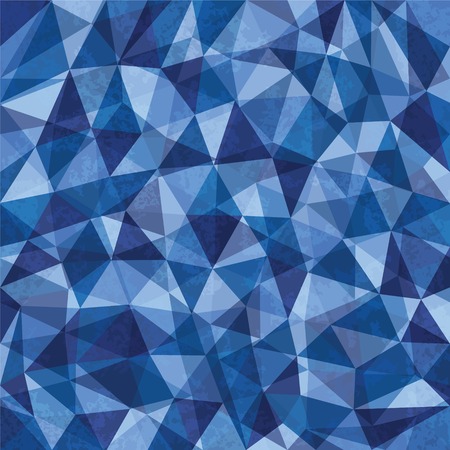 Blue Mosaic Background. Abstract Vector Illustration.?