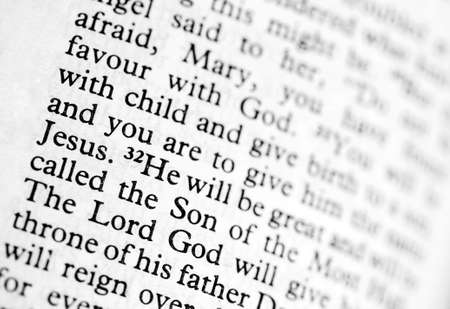 Verse from Luke in the bibleの写真素材