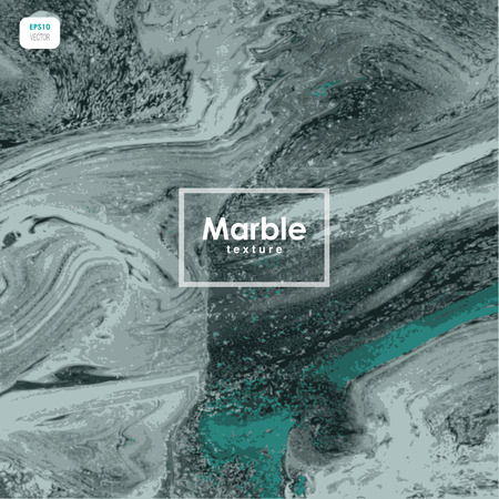 Beautiful turquoise marble texture. Vector abstract natural stone background.のイラスト素材
