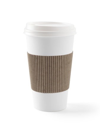 paper coffee cupの写真素材