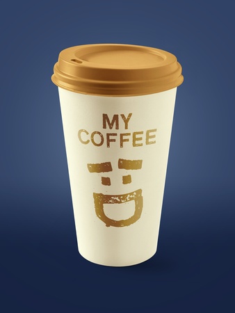 paper coffee cup の写真素材