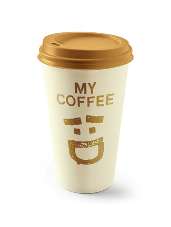 paper coffee cup の写真素材