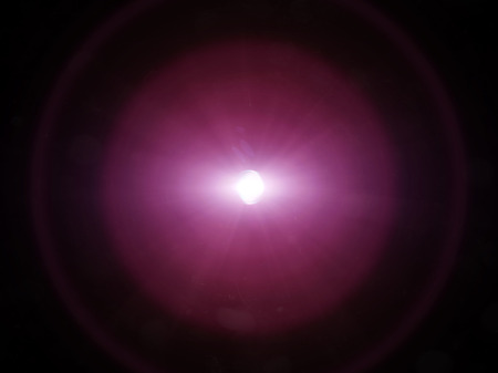 red digital lens flareの写真素材