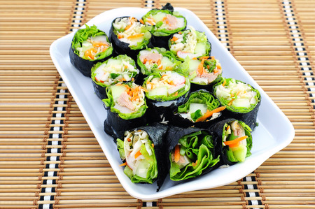Fresh Vegetable Rice Sheet Rolls