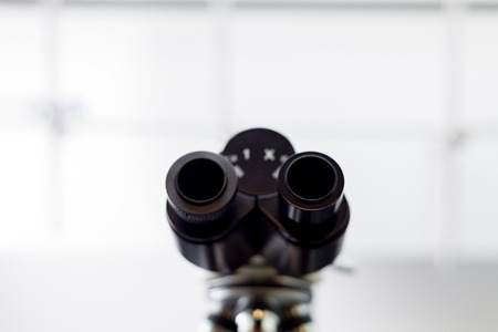 Lens of a Micriscope in a Biology Lab
