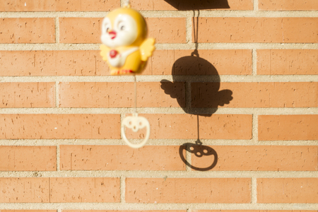 Shadow of a Cuckoo clock Toy for babysの写真素材