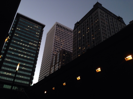 Skyline of San Francisco building の素材
