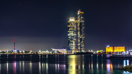 Nation Towers and Hilton Hotelのeditorial素材