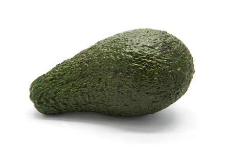 Avocado on white isolated background