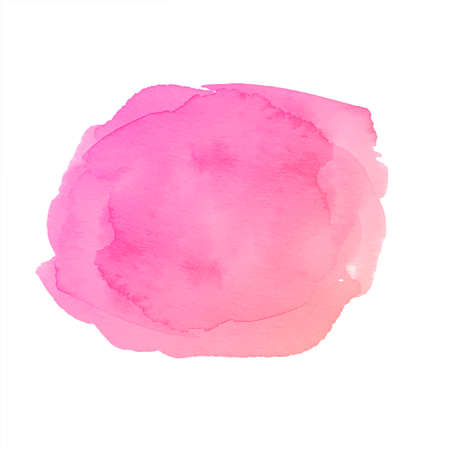 Soft pink watercolor hand drawn splash backgroundのイラスト素材