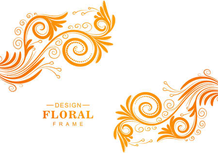 Beautiful decorative colorful floral backgroundのイラスト素材