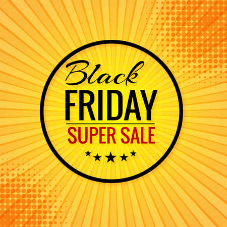 Black friday concept sale poster for rays backgroundのイラスト素材