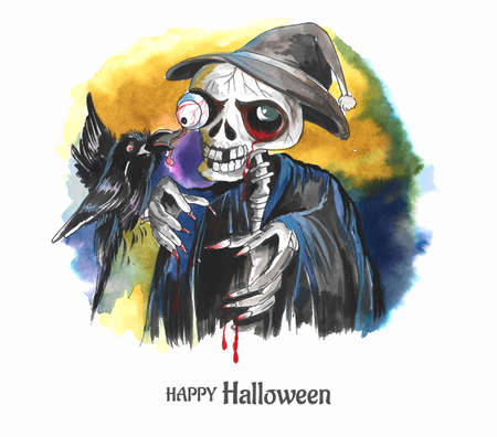 Halloween background spooky backgroundのイラスト素材