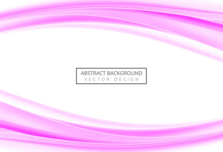 Beautiful stylish pink wave backgroundのイラスト素材