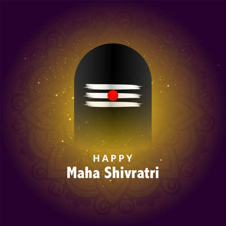 Festival greeting for maha shivratri card backgroundのイラスト素材