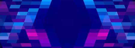 Abstract colorful geometric banner background