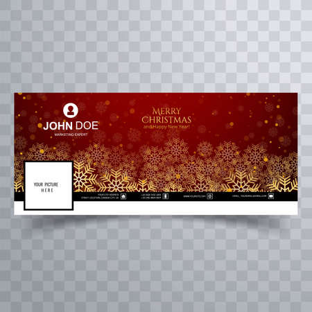 Christmas snowflakes with cover backgroundのイラスト素材