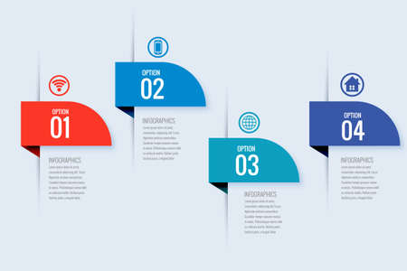 Modern business Infographic banner designのイラスト素材