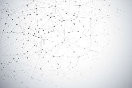 Abstract digital technology polygon concept background