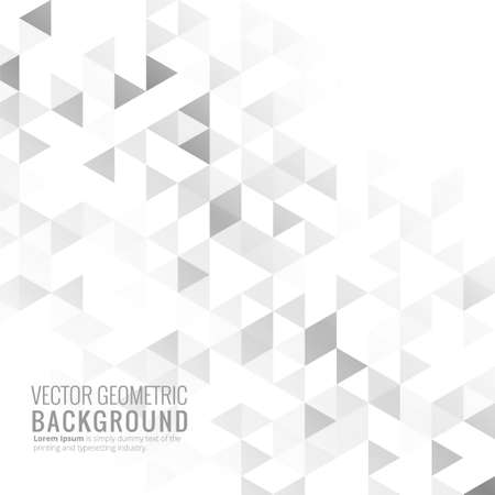 Gray bright geometric background vectorのイラスト素材