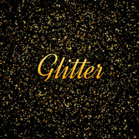 Abstract Gold glitters shiny background