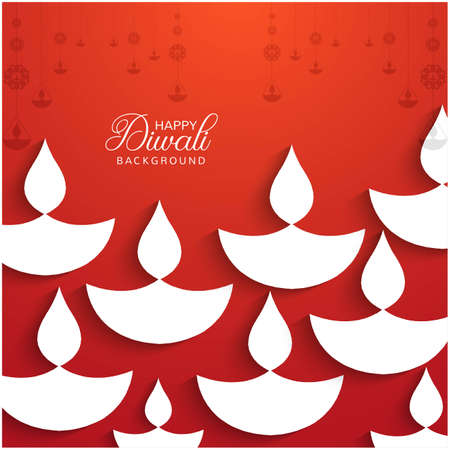 Religious happy diwali festival colorful decorative backgroundのイラスト素材