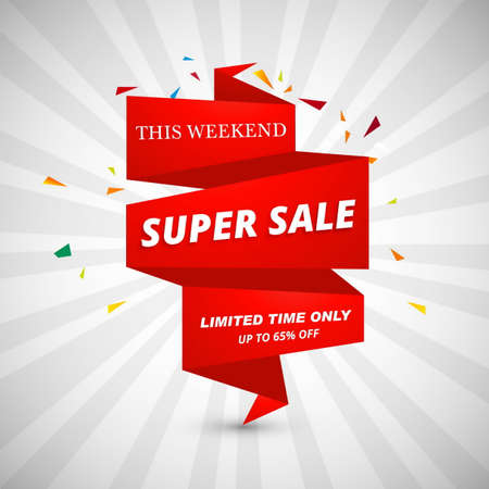 Super sale banners design vectorのイラスト素材