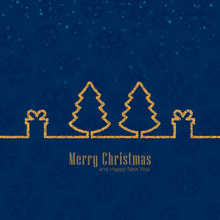 Merry christmas celebration backgroundのイラスト素材