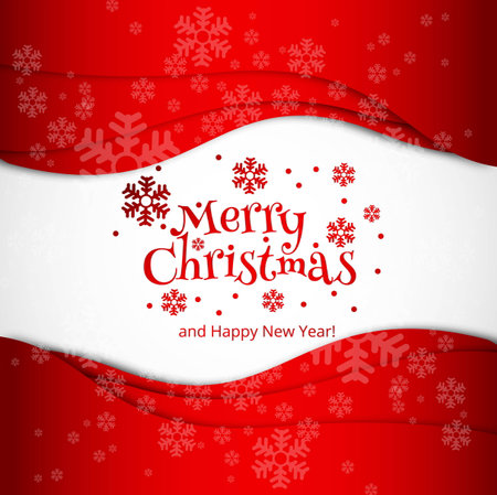 Merry christmas celebration card design vectorのイラスト素材