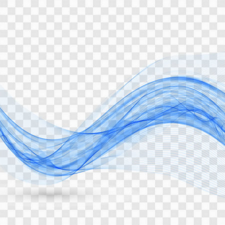 wavy shapes transparent backgroundのイラスト素材