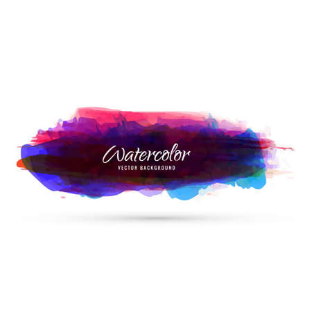 abstract colorful watercolor designのイラスト素材