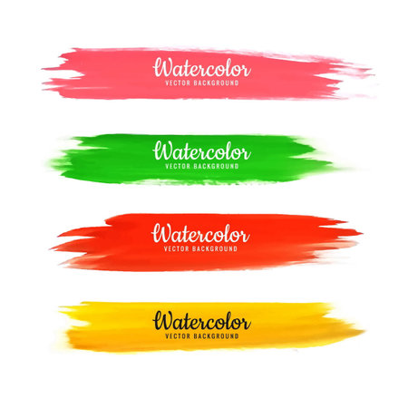 Modern watercolor backgroundのイラスト素材