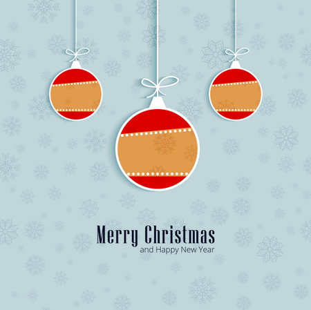 Modern Christmas backgroundのイラスト素材