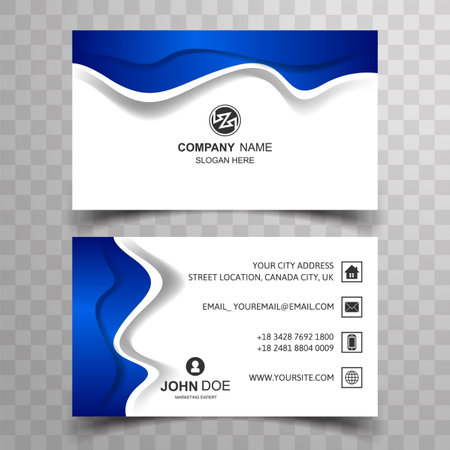 Modern business card backgroundのイラスト素材