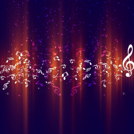 modern music backgroundのイラスト素材