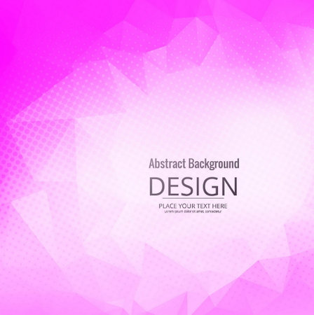 pink polygonal geometric backgroundのイラスト素材