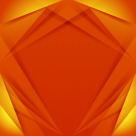 modern orange geometric backgroundのイラスト素材