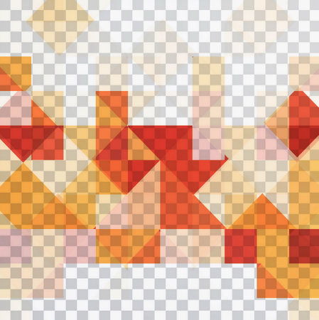 geometric shapes transparent backgroundのイラスト素材