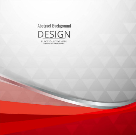 red wavy background designのイラスト素材