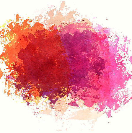 colorful watercolor stain elegant modern vector design illustrationのイラスト素材