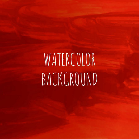 Artistic red watercolor backgroundのイラスト素材