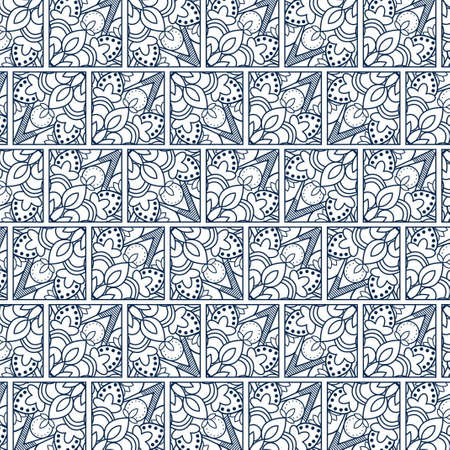 pattern with different geometric shapes