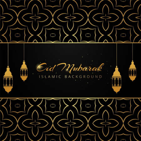 luxury eid mubarak backgroundのイラスト素材